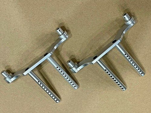 2pcs aluminum front - 2pcs, front+rear